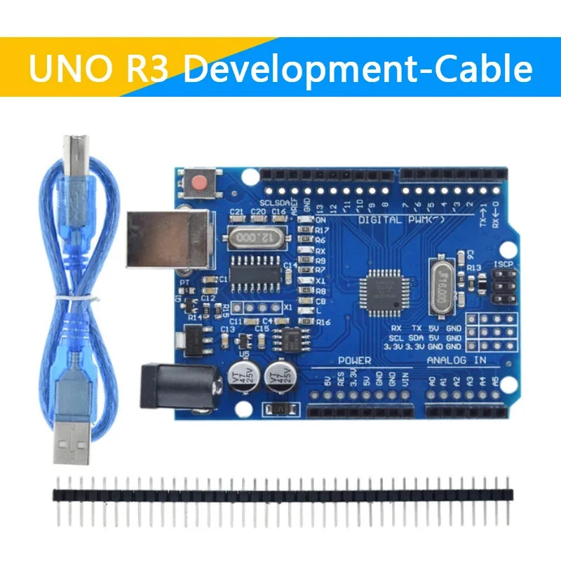 UNO R3 Development Board ATMEGA328P CH340 / ATEGA16U2 Compatible For Arduino with Cable R3/R4 UNO Proto Shield Expansion Board