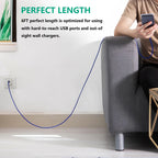 Nylon Braided Wire Charger Cable Micro USB Cable Date Sync 2A Fast Charging For Samsung A3/A5/A7A Huawei Android Mobile Phone