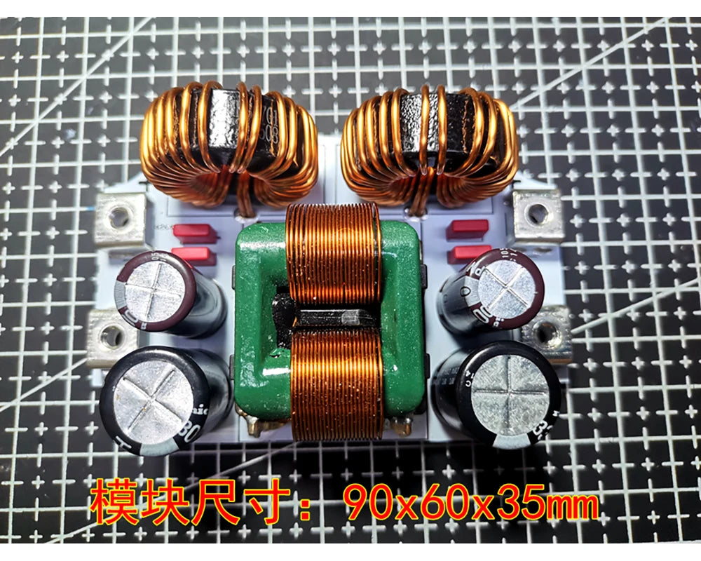 8A 20A 50A DC LC-EMI Filter EMC Car Audio Amplifier Power Supply Purification Noise Impurities Electromagnetic Interference Filt