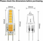 10pcs G4 LED Bulb 5W DC12V 220V 2835 SMD 10led Warm/Cold White 360 Degree Angle Chandelier Light Replace Halogen Lamp Lighting