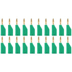 20Pcs 2MM Stackable Copper Nickel Plated Banana Plug Soldering Electrical Connector DIY Tools