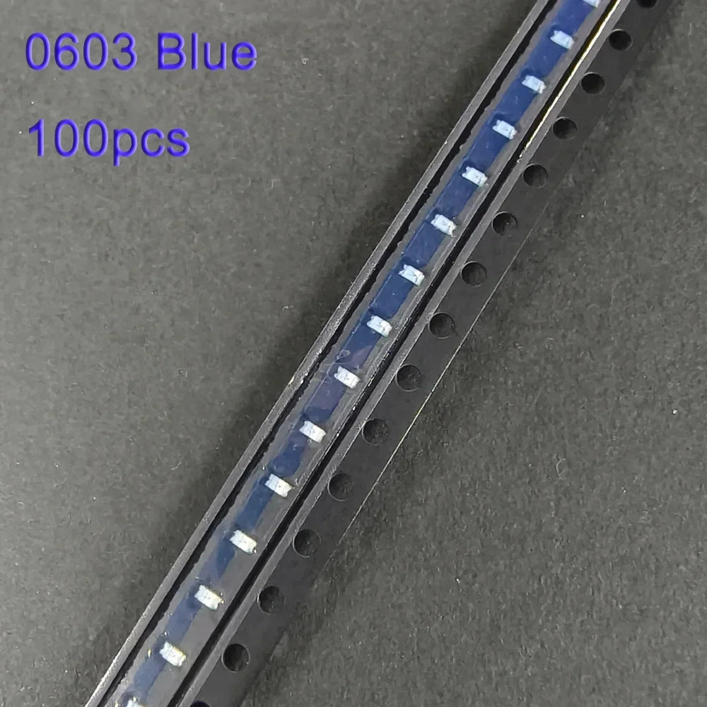 100pcs SMD LED 0603& 0805 5-color White Yellow Red Blue Green Digital Products LED Display Screens Electronic Diy Accessories