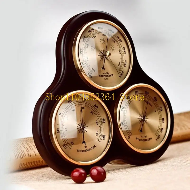 Multifunction Household Barometer Pressure Gauge Weather Station Durable Wall Hanging Atmospheric Thermometer Hygrometer
