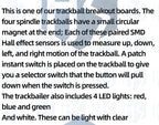 BlackBerry Trackball Sensor Mouse Trackball Hall Effect Sensor 360°Trackball Module