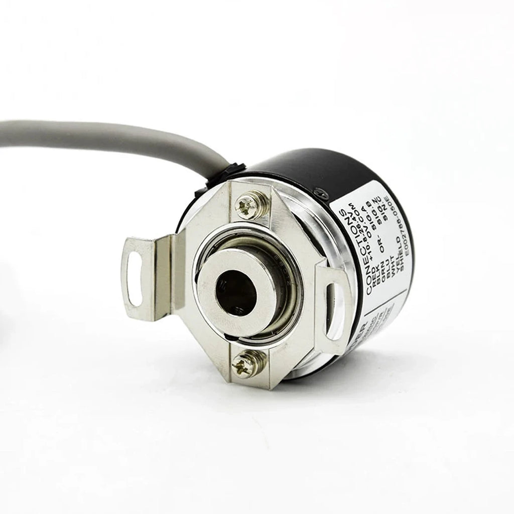 HES-2M/2MC/2MHC/2MHCP/2MHT/2MD 8MM Semi-Hollow Shaft Incremental Encoder 100~5000PPR Rotary Encoder for PLC Control System