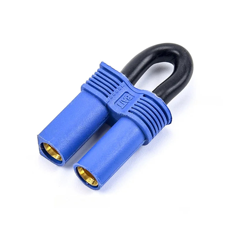 HPXGRC 1Pcs T Deans XT30 XT60 XT90 XT90S EC3 EC5 TRX JR MPX Plug for Bind Plug Loop Connector Short Circut Battery Jumper Cable