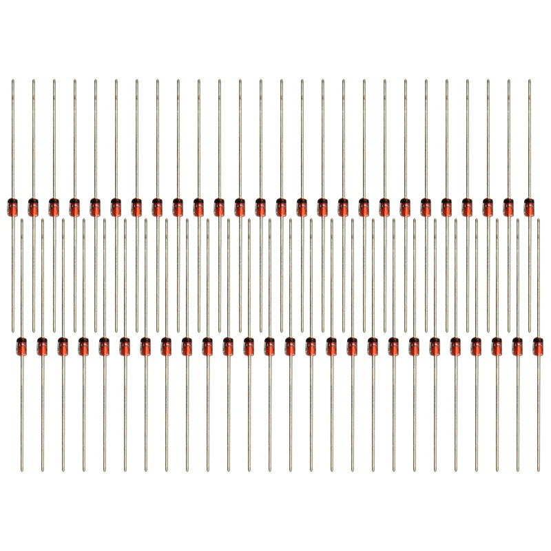 50PCS 1W Zener Diode 1N4727A 3V/ 1N4728A 3.3V/ 1N4729A/3.6V 1N4730A/3.9V 1N4731A/4.3V 1N4732A/4.7V 1N4733A/5.1V 1N4734A/5.6V