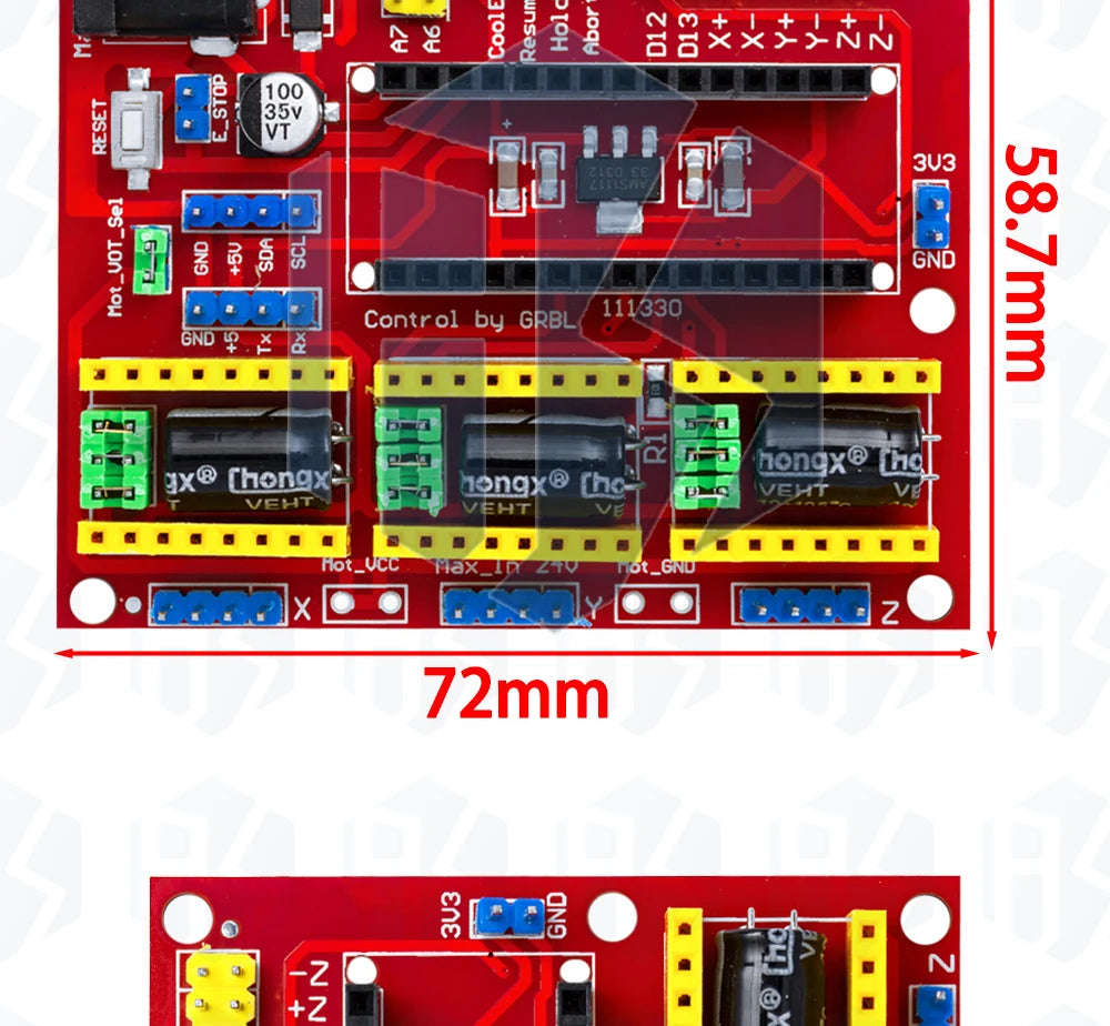 New CNC Shield V4 shield v3  Engraving Machine / 3D Printer / A4988 Driver Expansion Board for arduino Diy Kit