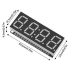 AC57-HT16K33 LED Display Module 4 Digit 7 Segment 0.56 Inch Time Clock Indicator Tube Module