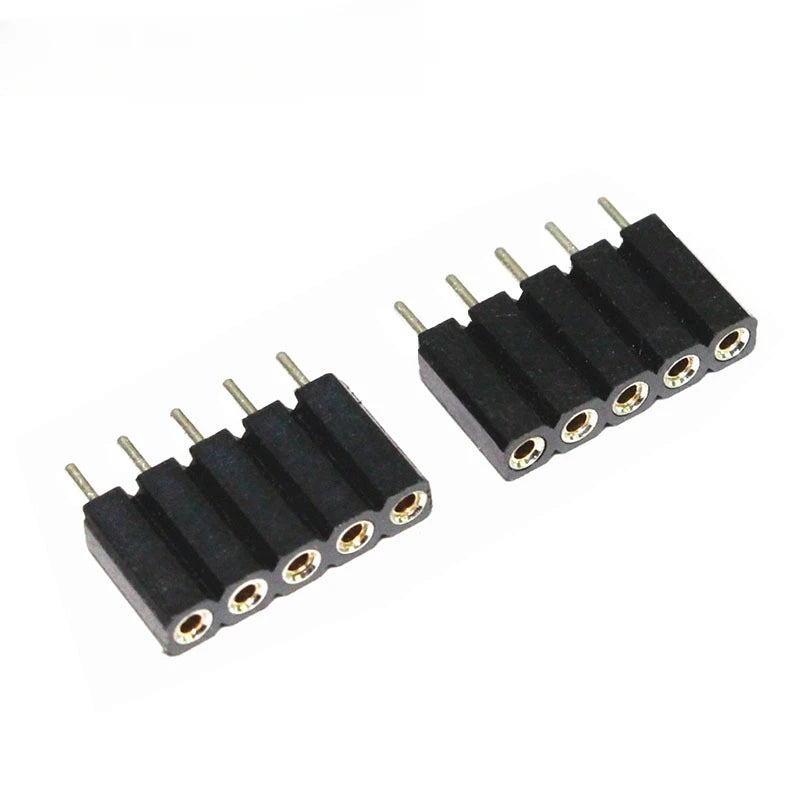 2.54mm PH7 Extra Plastic Height 2P 4P 8P 10P 20P  40P Round Single Row PCB IC Crystal Transistor Socket Hole Female Header