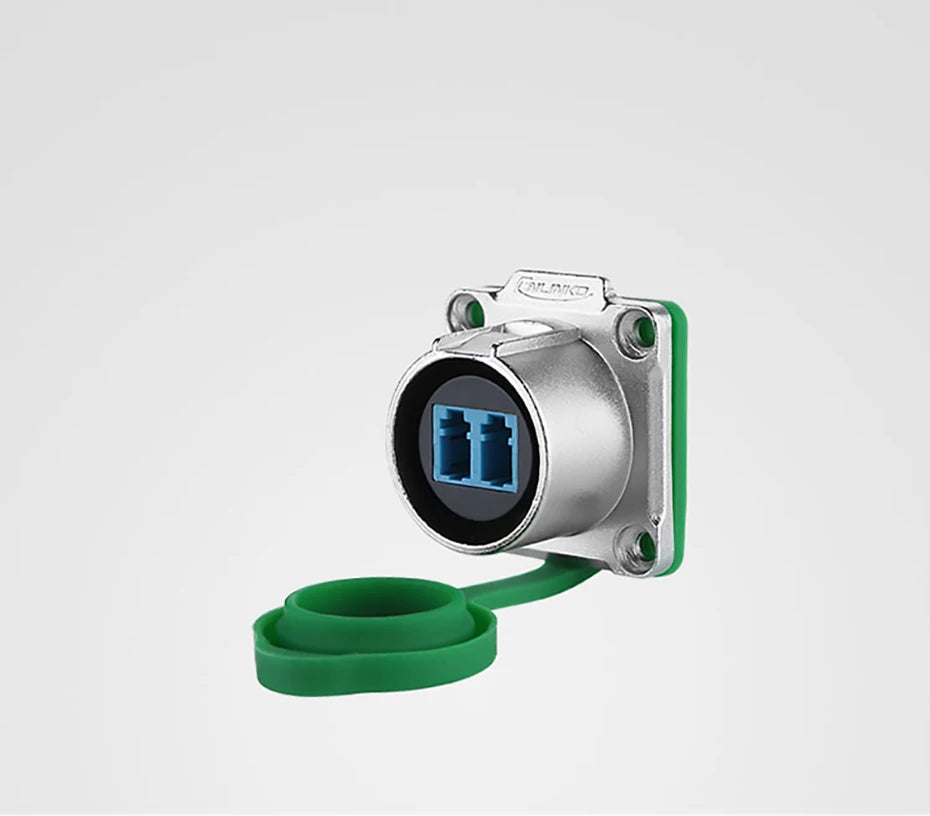 CNLINKO M24 Fiber Optic Connector LC High Performance Single Mode Conenctor Quick Assembly Waterproof IP68 for Networking FTTH