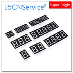 LoCNService 30PCS 0.8Inch Digital Tube LED Display 1 Bit Red Yellow Green Blue White Common Anode / Cathode 7 Segment 0.8 inch