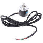 100-600P/R Incremental Photoelectric Rotary Encoder DC 5V-24V Mini Pulse Speed Measuring Sensor