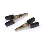 10PCS Alligator Clips Battery Clip Car Battery Test Lead Clips Electrical Insulated Crocodile Clips Plastic Handle Cable Tool