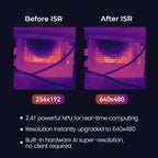 Sipeed T256S Thermal Imager Camera AI ISR Inspection Repair Thermographic Compatible with Any USB-C iOS & Android Device Raspber