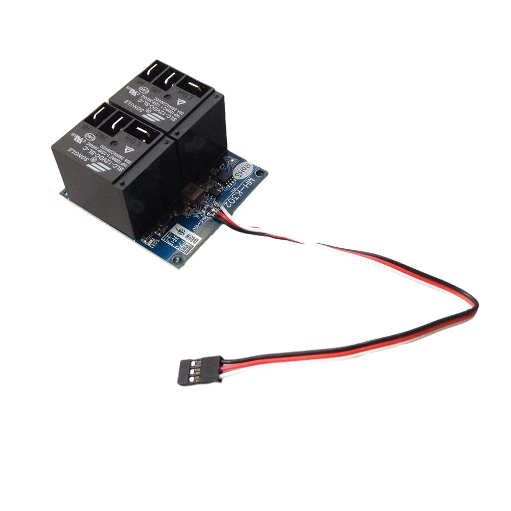 30A Electronic Relay Module 12V 1/2 Channel High Power PWM Relay Switch Remote Control On Off for DIY RC Models