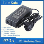 LiitoKala 12V 24V 36V 48V 2A/5A 3S 6S 7S 10S 13S 18650 Lithium Battery Charger 12.6V 29.4V 42V 54.6V DC 5.5*2.1mm