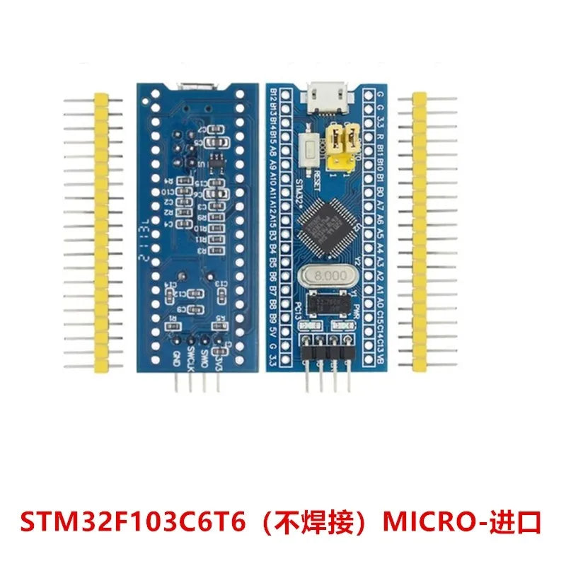 100%new Original STM32F103C6T6/C8T6 Minimum System Board Single Chip ARM Development Board for Learning And Projects