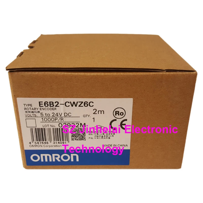 Omron E6B2-CWZ6C E6C2-CWZ6C 100 200 360 500 600 1000 1024 2000P/R New and Original Rotary Encoder 2M 5-24VDC