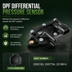 For Scania P G R -Series 2013-2017 / P G L -Series New Generation 2017-2026 Differential Pressure Sensor 2302150 2357734 2219914