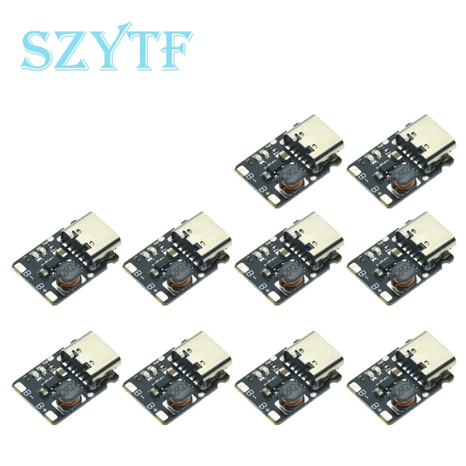1-10pcs USB TP4057/56 1A Lithium Battery Charging Protection Board Module Micro Type-C Polymer Battery Over Temperature