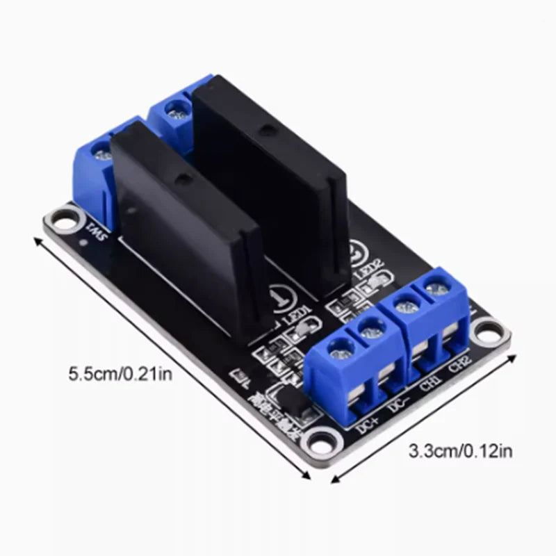 1 2 4 8 Channel 5V Relay Module Solid State SSR Low Level G3MB-202P Relay Module