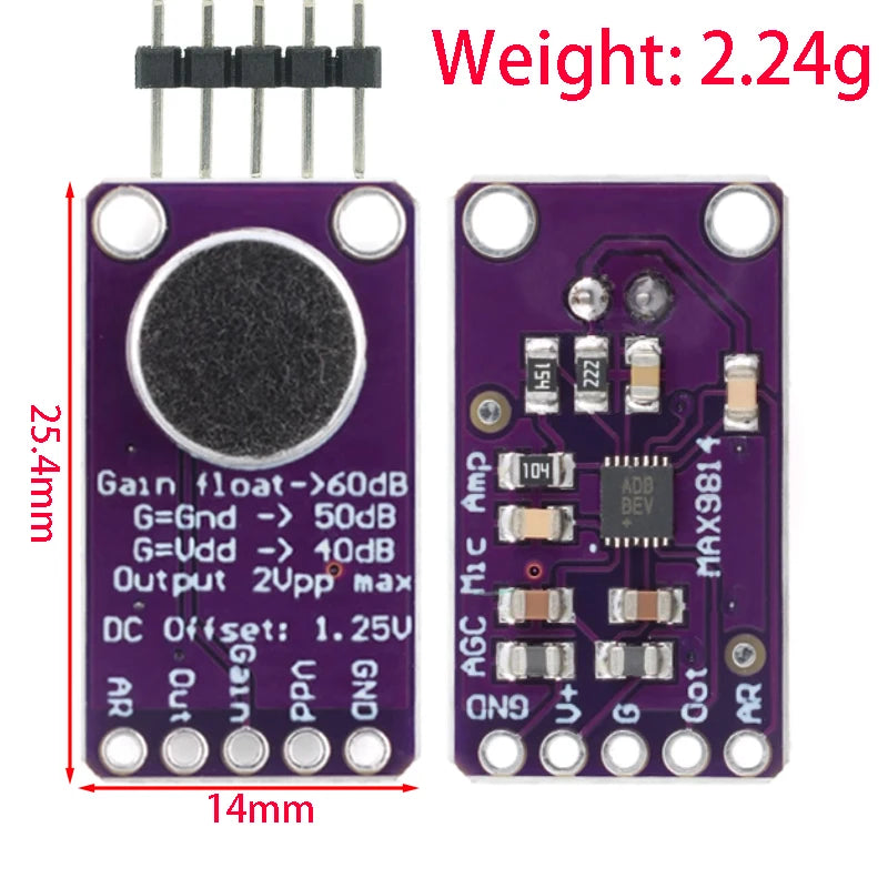 MAX4466 MAX9814 KY-037 Sound sensor module voice control sensor switch sound detection whistle switch amplifier microphone