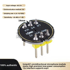 INMP441 Omnidirectional MEMS Microphone Module High Precision Low Power I2S Interface for ESP32