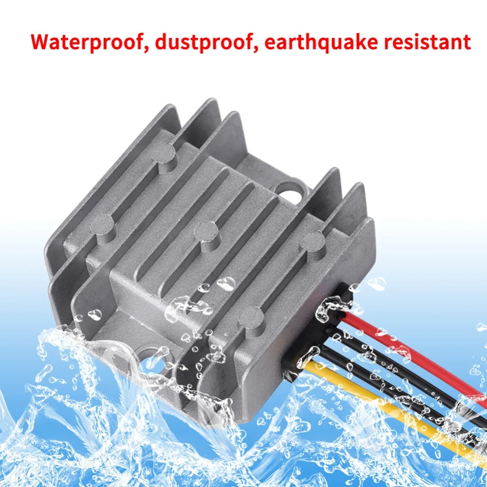 Waterproof 24V To 12V DC-DC Converter 5A 60W Voltage Step Down Module Step Down Converter Solar System