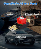 12-48V Car Isolator Disconnect Rotary Switch 275A On/Off Battery Power Cut Master Switch Disconnect Isolator for Car RV Boat
