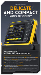 New DSO510 DSO153 DSO152 10MHz Bandwidth 48MS/s Sampling Rate Mini Handheld Electronic Measurement Tools