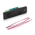 50W Amplifier MP3 Decoder Board DC 6V 18V Bluetooth 5.0 Car MP3 Player USB Recording Module FM AUX Radio For Speaker Handsfree