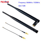 2pcs 868MHz / 915MHz Lora Antenna 5DBi SMA Male with I-PX Extenstion Cable Omni-directional LoRa Antenna forMeshtastic Lora
