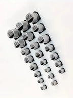 1UF~1000UF 6.3V-50V 400Pcs 24Value SMD Aluminum Electrolytic Capacitors Assortment Kit + Box
