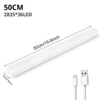 Motion Sensor Night Lights Wireless LED Lamp USB Rechargeable Magnetic For Wardrobe Room Closet Kitchen Aisle Tube Detector Bulb