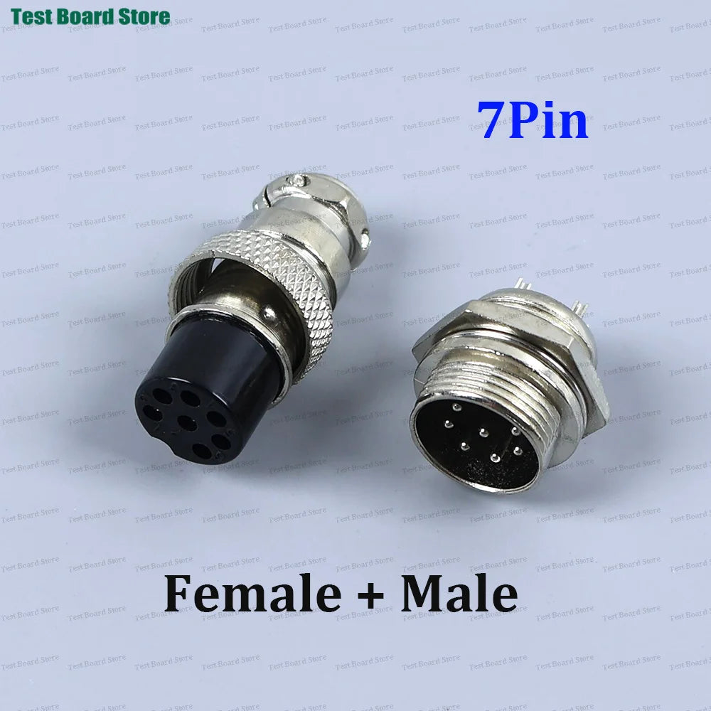 1/5/10Set GX16 Aviation Connector 2 3 4 5 6 7 8 9 10 Pin Male Plug Female Socket Waterproof Circular Connector