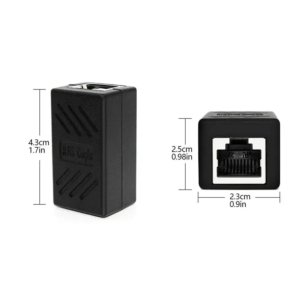 1/5/10/20Pcs RJ45 Adapter Cat7 Cat6 Cat5e Ethernet Cable Extender Coupler Female To Female Connector For Network Cable LAN Port