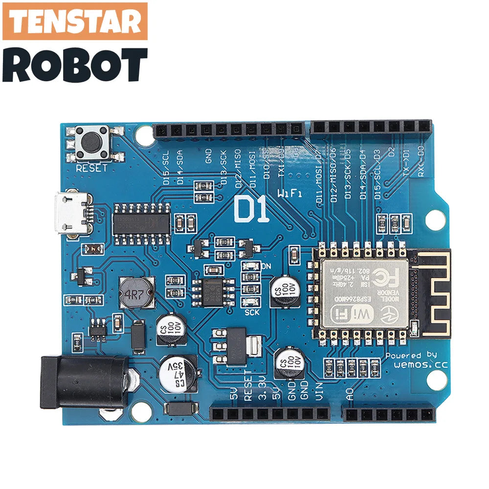 ESP-12 WeMos D1 UNO R3 CH340 CH340G WiFi Development Board Based ESP8266 Shield Smart Electronic PCB