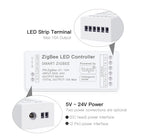 WiFi LED Strip Lights Switch LED Controller Zigbee 3.0 DC5V-24V Tuya CCT RGB RGBW RGBCCT COB Neon Tape Dimmable Smart Dimmer