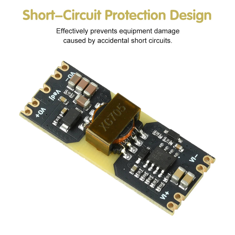XC7010 Isolated Power Module DC 15-70V Input To DC 5V/12V Output Reserved For LDO Voltage Conversion Modules