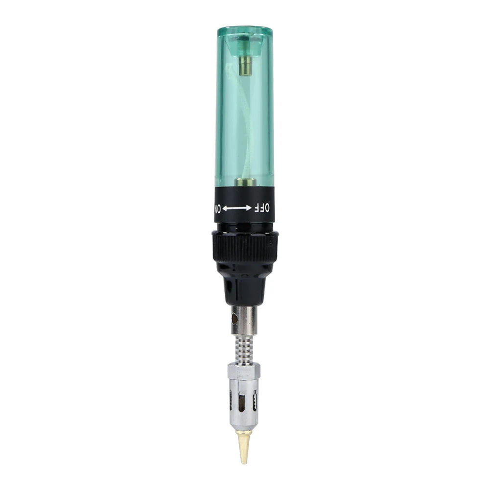 4 In 1 Portable Soldering Iron Kit  Welding Pen Burner Blow Torch Adjustable Flame Gas Soldering Iron Cordless Butane Tip Tool