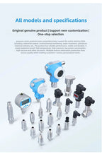 Pressure Transmitter 4-20mA Industrial Sensor M12 Connector IP67 Hydraulic Oil Air Monitoring