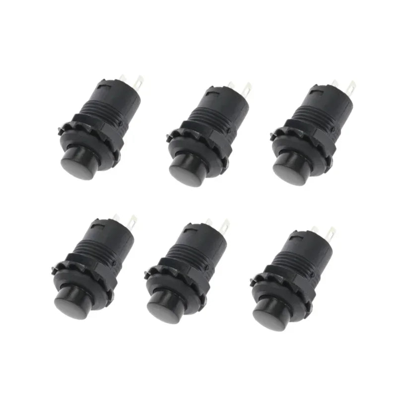 6pcs 12mm self-locking Momentary push button switches 3A /125VAC 1.5A/250VAC Minitype Push Button Switch DS-227 427 DS-228 428