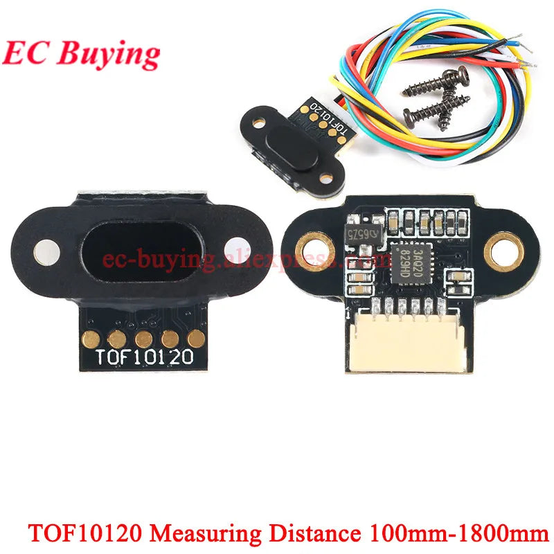 5Pcs/1pc VL6180/VL53L0X/VL53L1X TOF10120 Time of Flight ToF Laser Ranging Sensor TOF050F TOF050C TOF200C TOF400C 50CM/2M/4M IIC