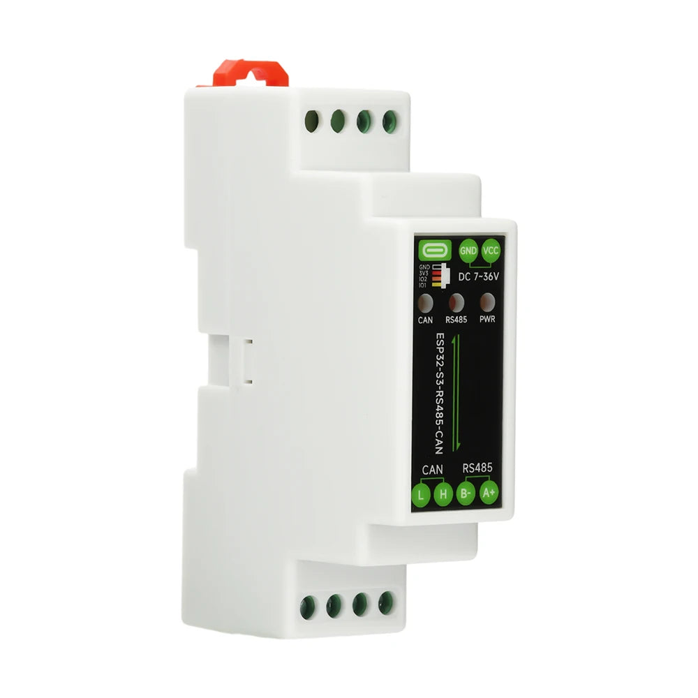 ESP32-S3-RS485-CAN 1-way WiFi Bluetooth Relay Industrial Control Board Isolated RS485/CAN Industrial Expansion Module or Sensor
