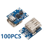 5PCS 5V Boost Step Up Power Module Lithium LiPo Battery Charging Protection Board LED Display USB For DIY Charger 134N3P Program