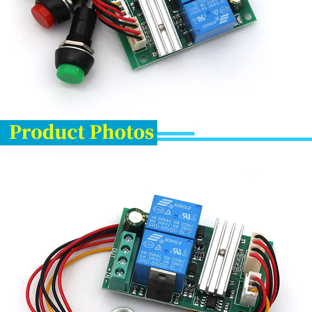 DC 6V 12V 24V PWM DC motor speed controller forward and reverse switch Linear actuator motor controller adjustable Speed Control
