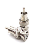 2/5/10PCS BNC Male to RCA Male Connector BNC Male to Lotus Head Male Adapter for CCTV Surveillance Camera Video