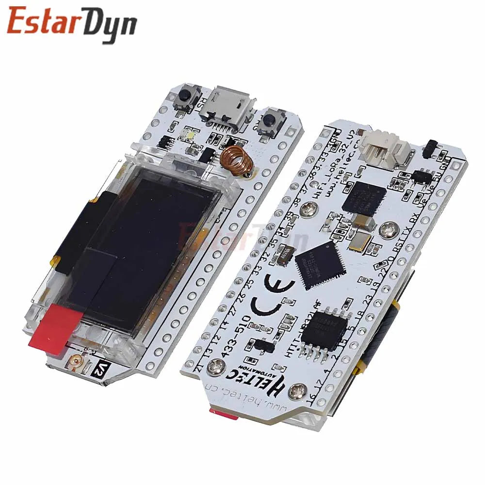 SX1276 SX1278 LoRa ESP32 Development Board, 0.96 Inch OLED Display 868MHz/915MHz/433MHz, WiFi Bluetooth Kit for IoT