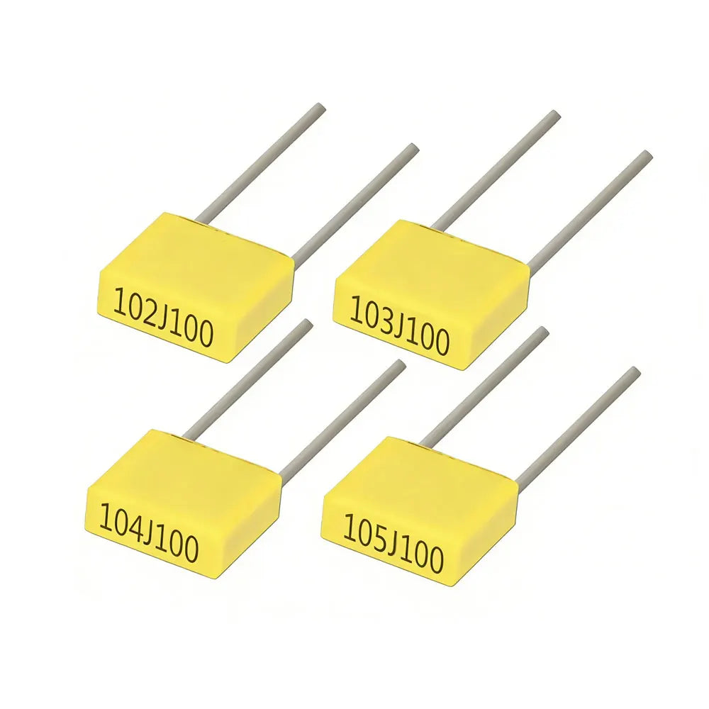 20pcs Polypropylene Safety Plastic Film 100V 1nF ~ 470nF 100nf 220nf 10nf 47nf 22nf 1nf 0.47uf 0.1uf 330nf Correction capacitor